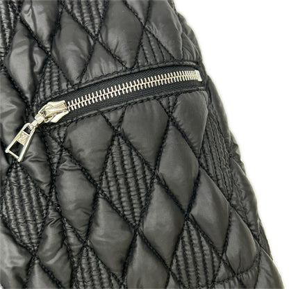 LOUIS VUITTON ルイヴィトン 15年製 ブラック キルティング ジップコート コート