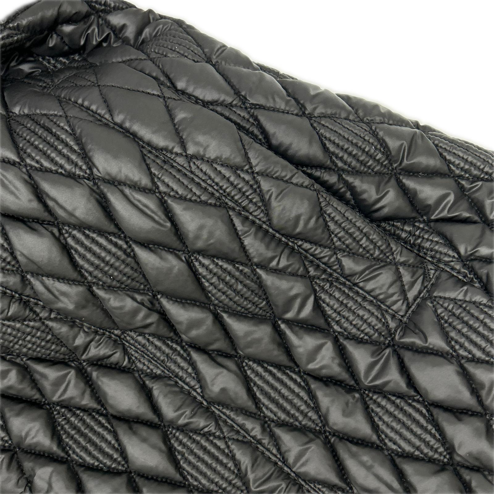 LOUIS VUITTON ルイヴィトン 15年製 ブラック キルティング ジップコート コート