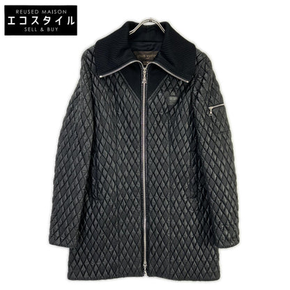 LOUIS VUITTON ルイヴィトン 15年製 ブラック キルティング ジップコート コート