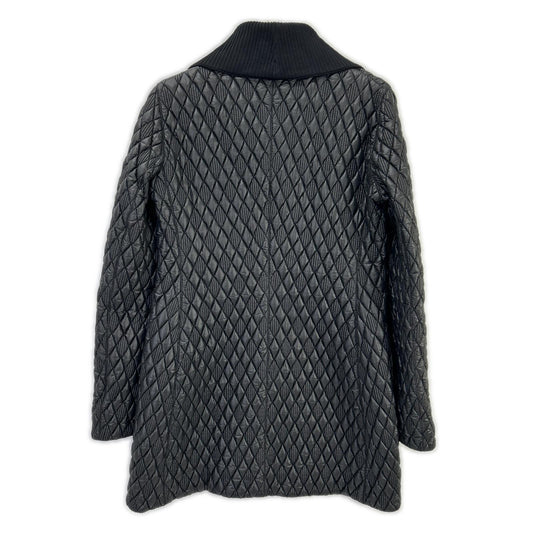 LOUIS VUITTON ルイヴィトン 15年製 ブラック キルティング ジップコート コート