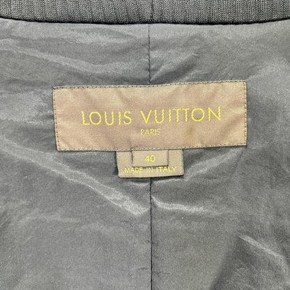 LOUIS VUITTON ルイヴィトン 15年製 ブラック キルティング ジップコート コート