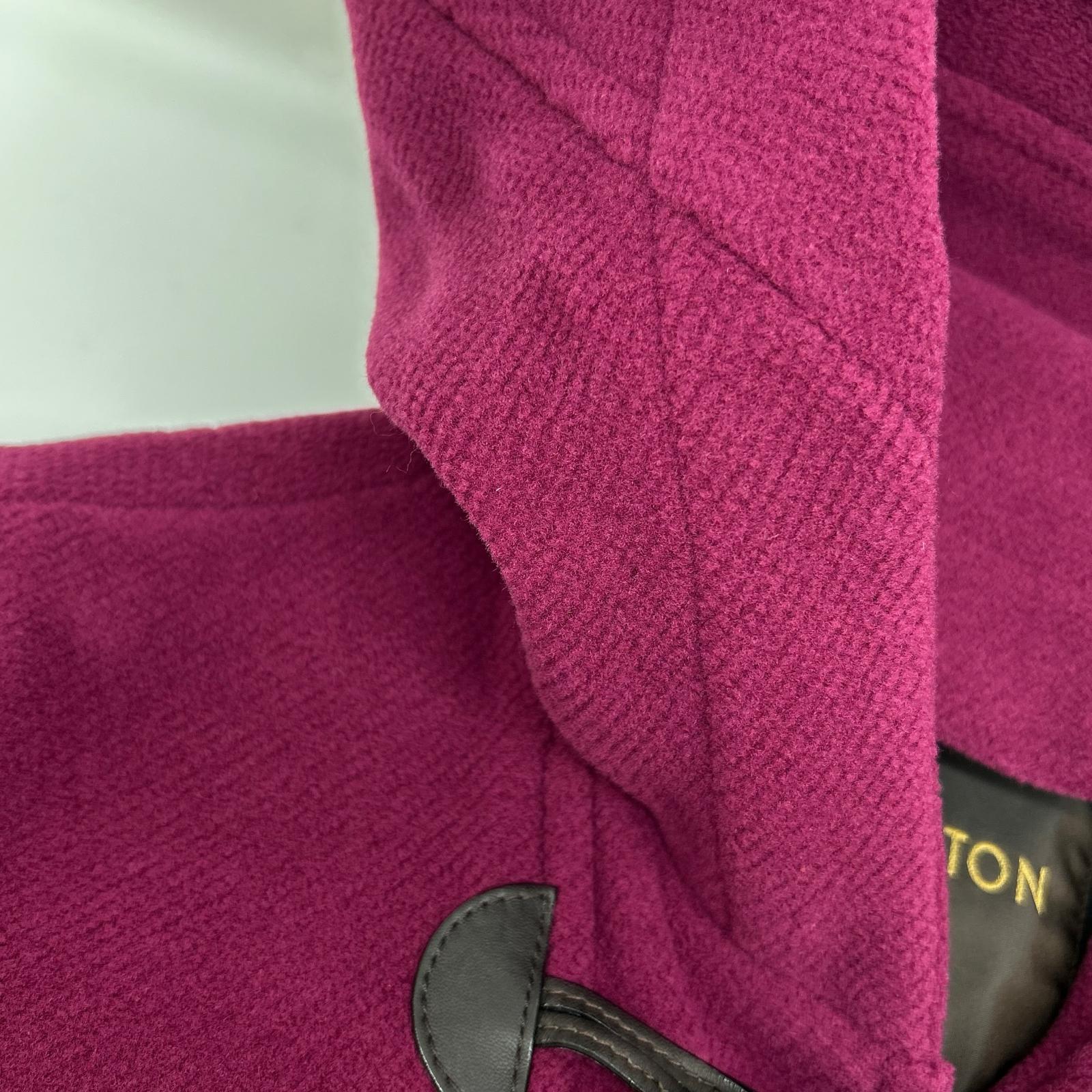 LOUIS VUITTON ルイヴィトン 11年製 パープル ウール ダッフルコート コート