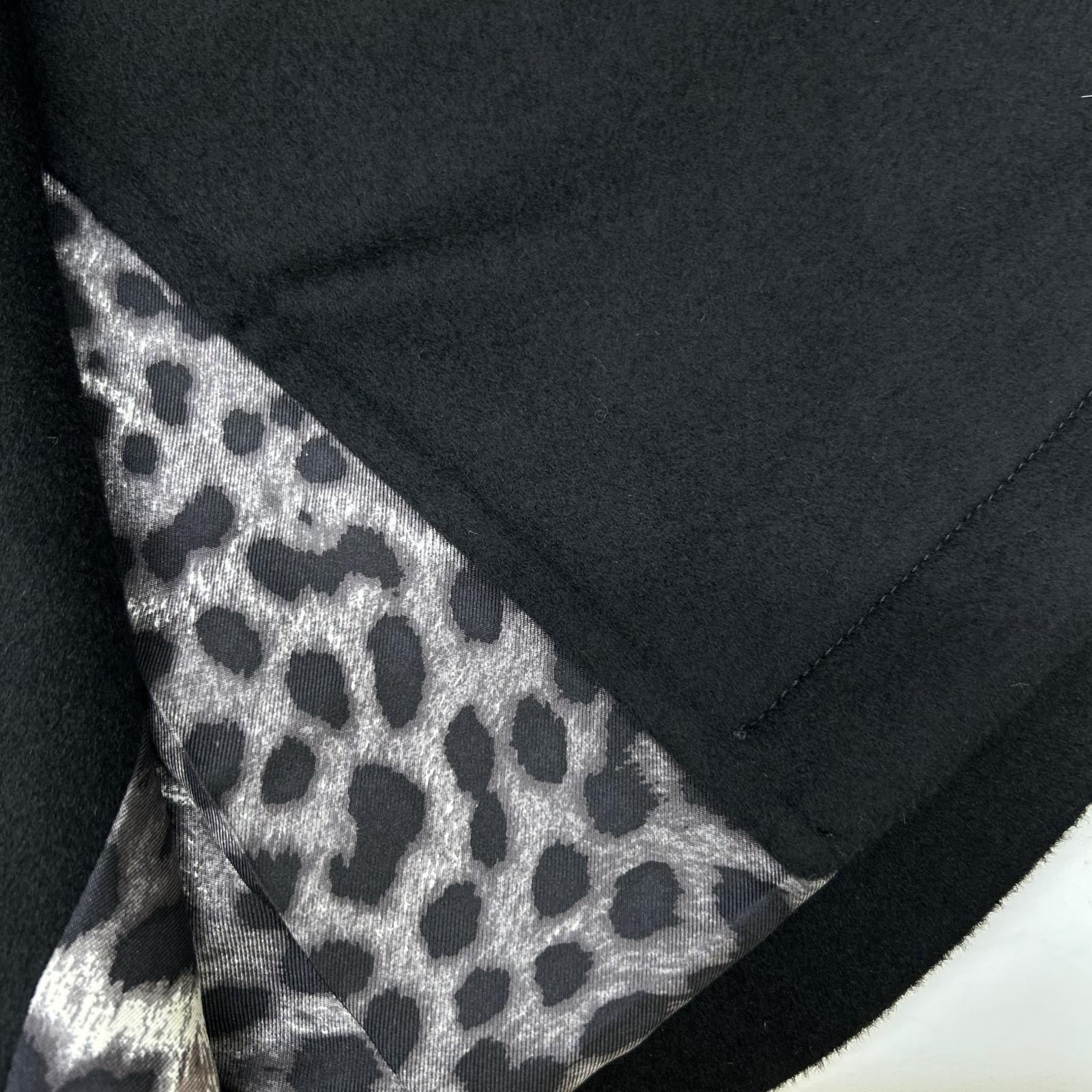 YvesSaintLaurent イヴサンローラン 09年製 223411 ブラック ウール ベルト付き ロングコート コート