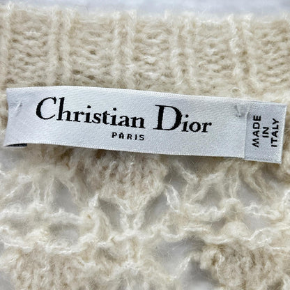 DIOR ディオール 314W02AM404 カシミヤ×シルク レース刺繍 アンサンブル ニット トップス