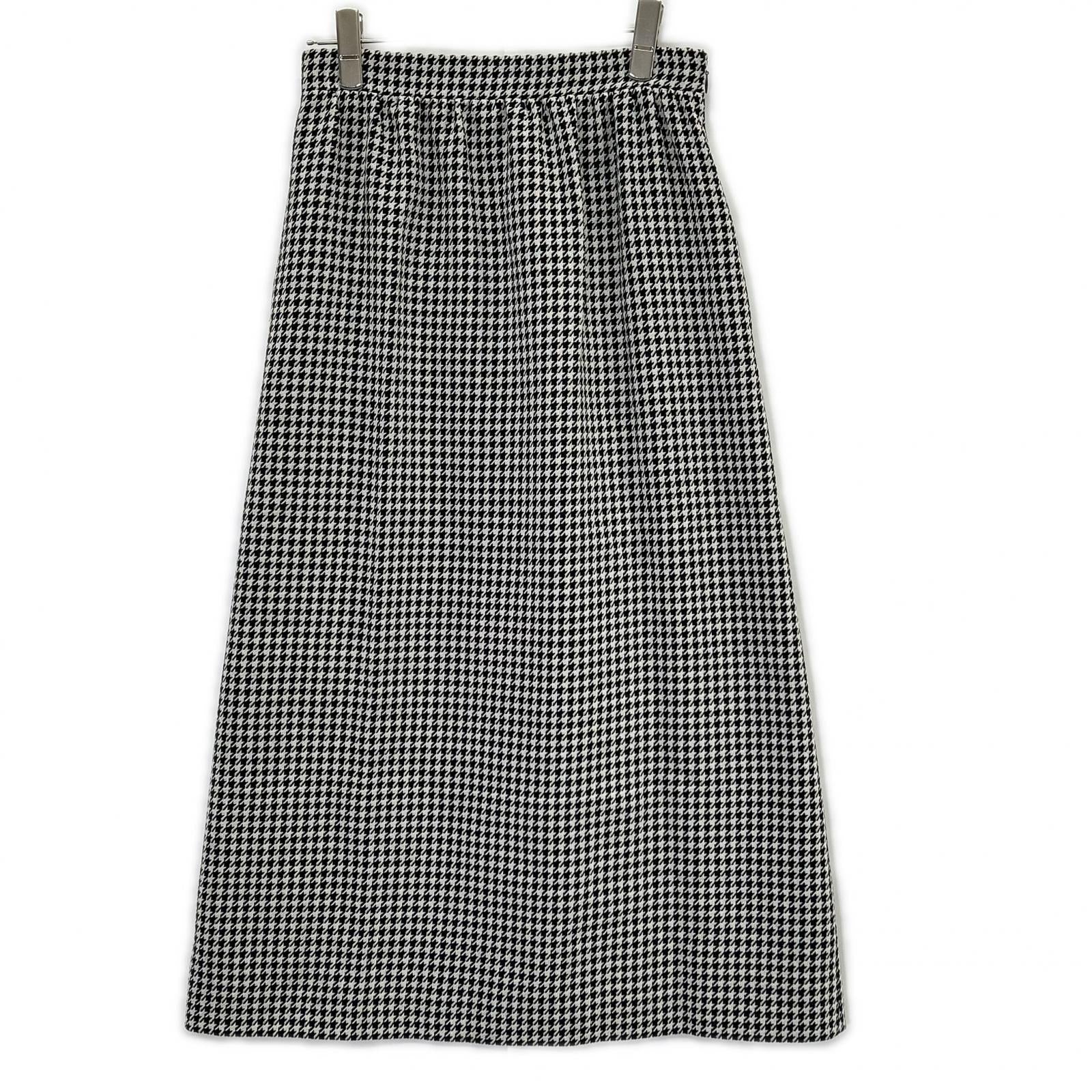 DIOR ディオール 351J01A1423 千鳥格子 ミモレ スカート スカート