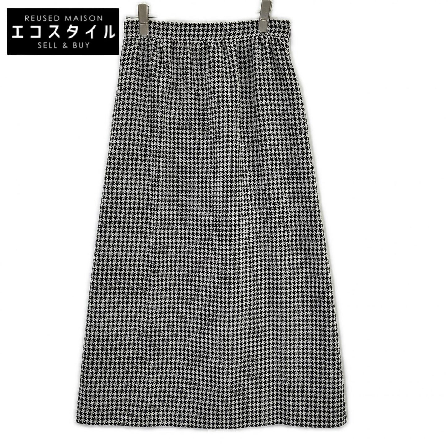 DIOR ディオール 351J01A1423 千鳥格子 ミモレ スカート スカート