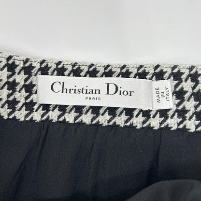 DIOR ディオール 351J01A1423 千鳥格子 ミモレ スカート スカート