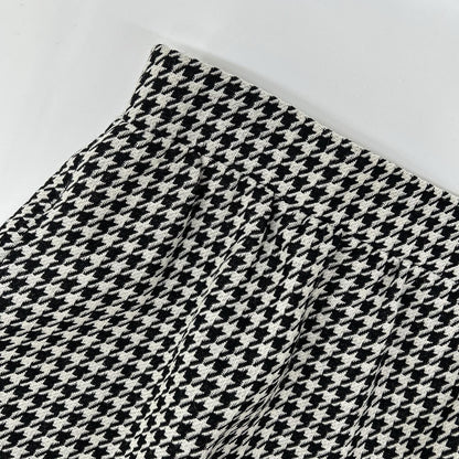 DIOR ディオール 351J01A1423 千鳥格子 ミモレ スカート スカート