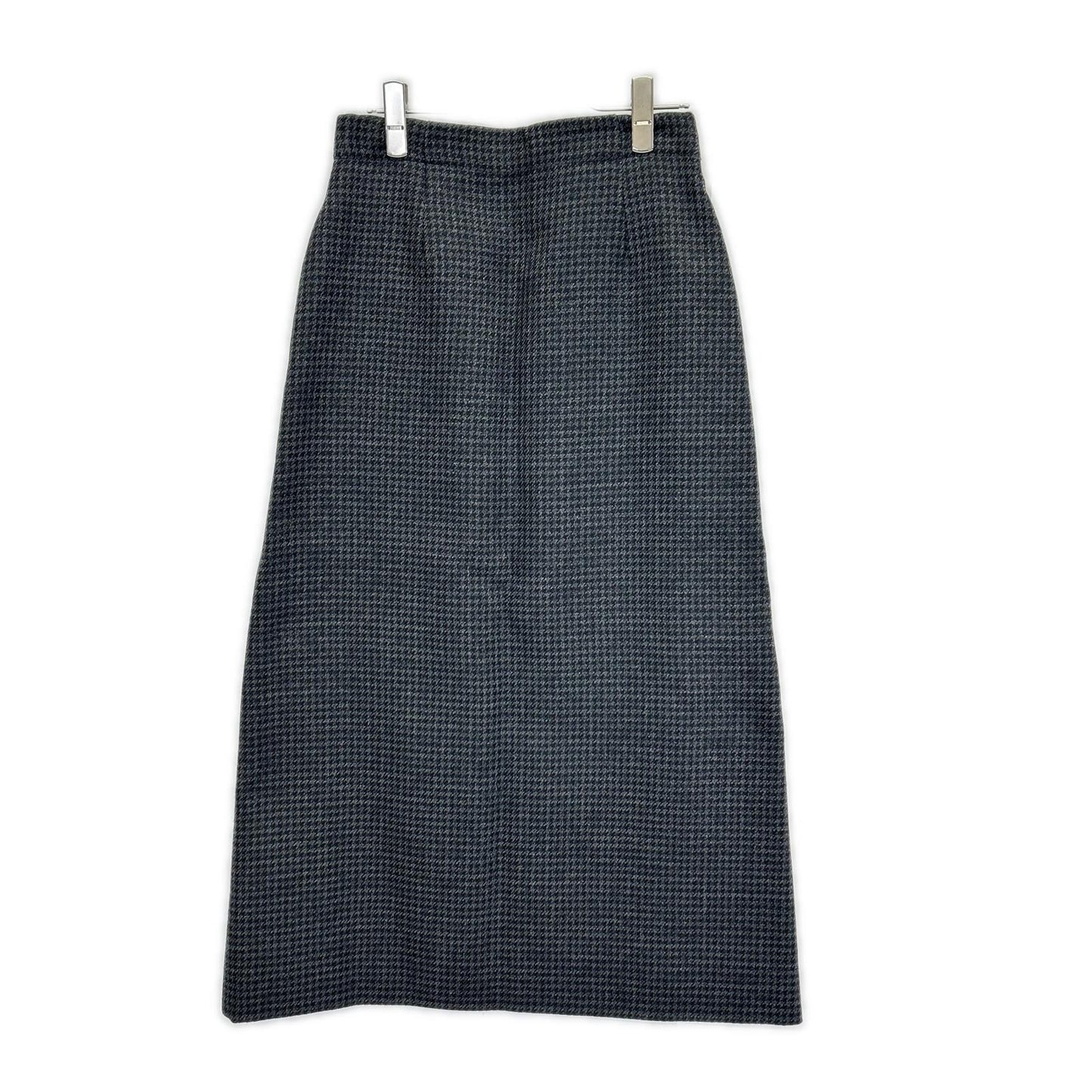 DIOR 341J04A1512 Blanc Houndstooth midi skirt Skirt