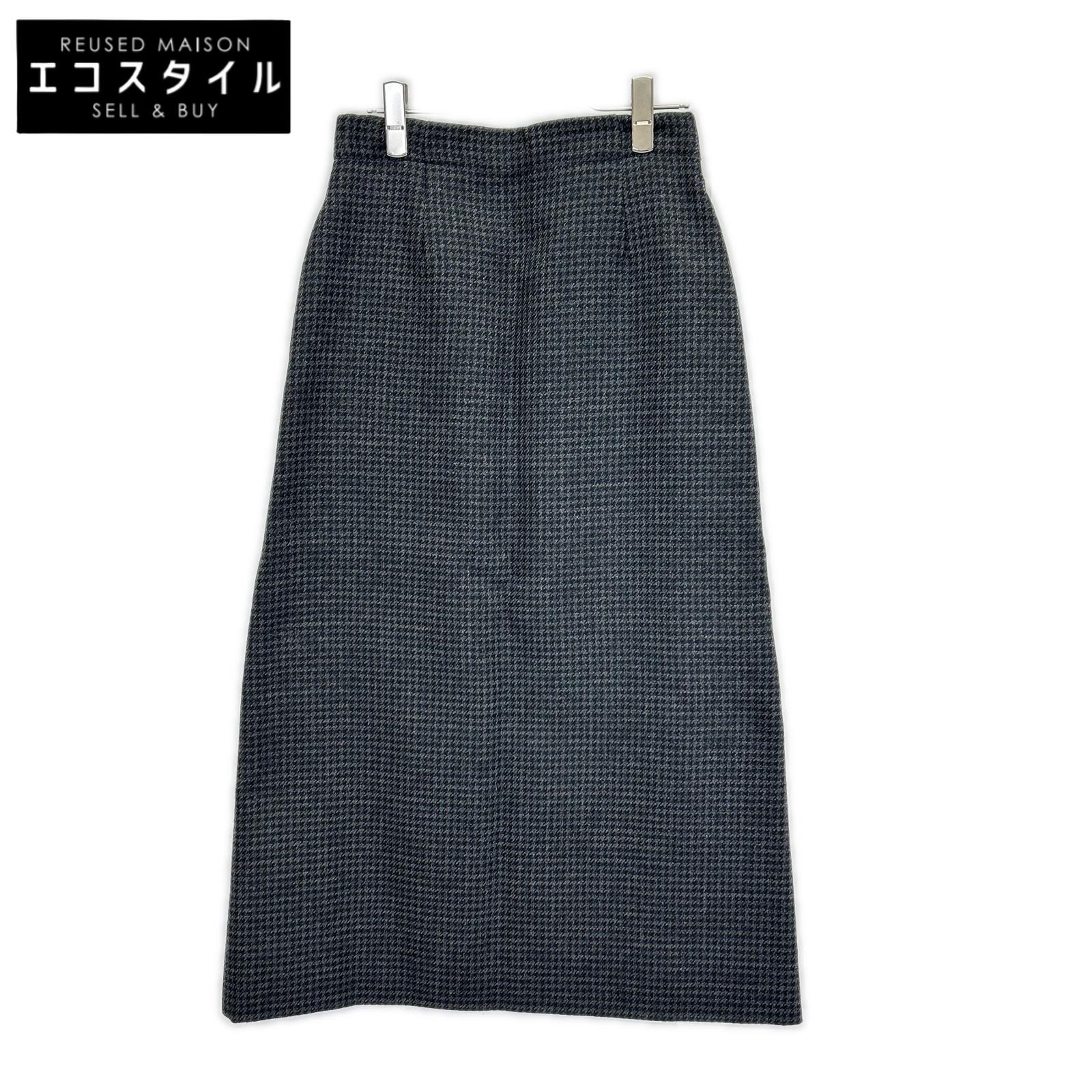 DIOR ディオール 341J04A1512 ブランク 千鳥格子 ミモレ スカート スカート