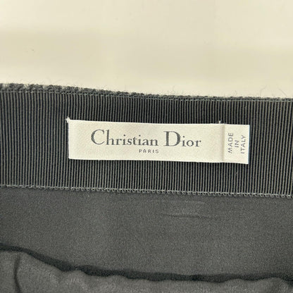 DIOR 341J04A1512 Blanc Houndstooth midi skirt Skirt
