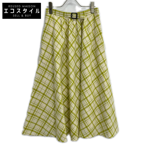 DIOR ディオール 141J46A1342 チェック柄 フレアスカート スカート