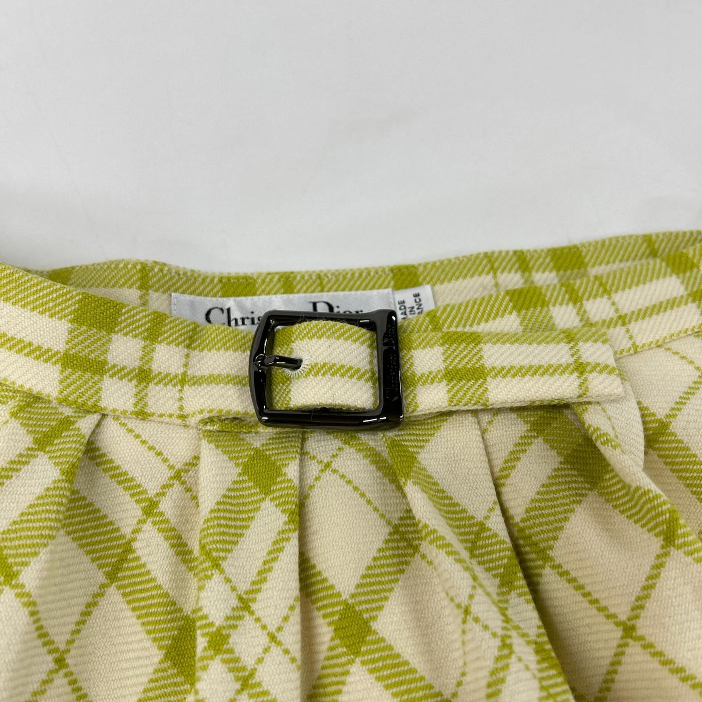 DIOR ディオール 141J46A1342 チェック柄 フレアスカート スカート