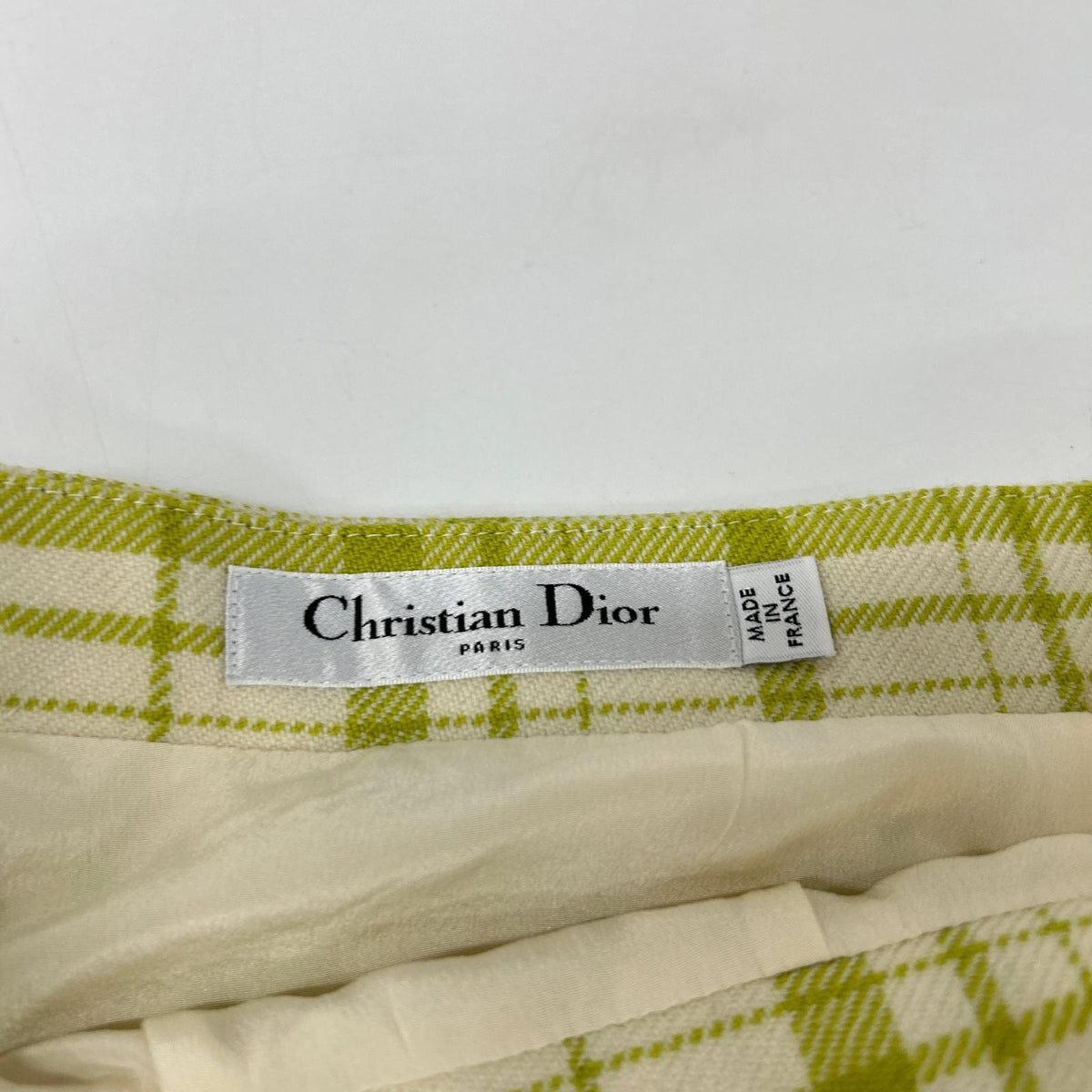DIOR ディオール 141J46A1342 チェック柄 フレアスカート スカート