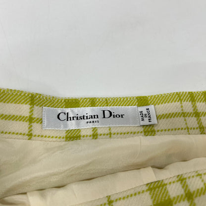 DIOR ディオール 141J46A1342 チェック柄 フレアスカート スカート