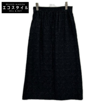 DIOR ディオール 351J01A1395 ブラック ラメ ツイード ミモレ スカート スカート