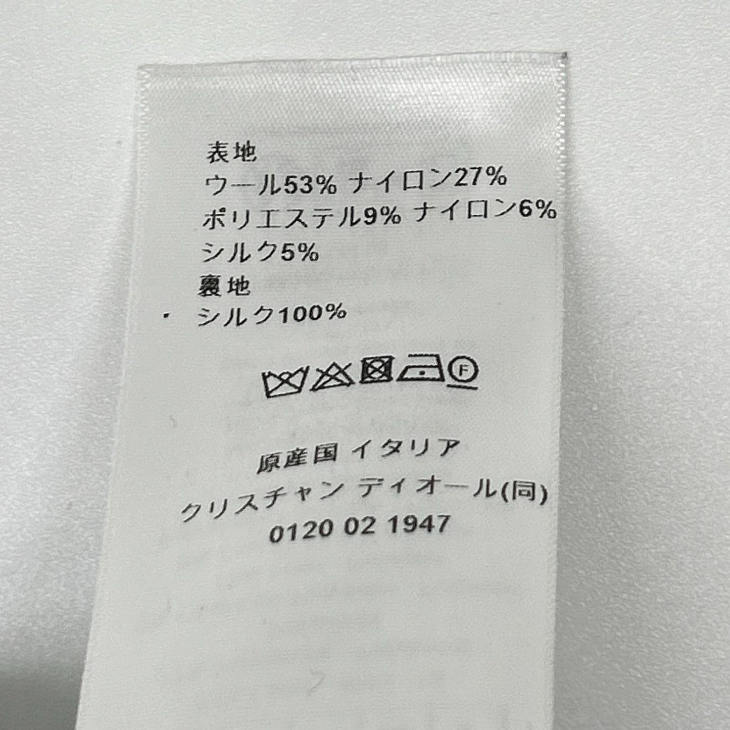 DIOR ディオール 351J01A1395 ブラック ラメ ツイード ミモレ スカート スカート