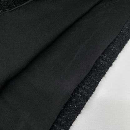 DIOR ディオール 351J01A1395 ブラック ラメ ツイード ミモレ スカート スカート