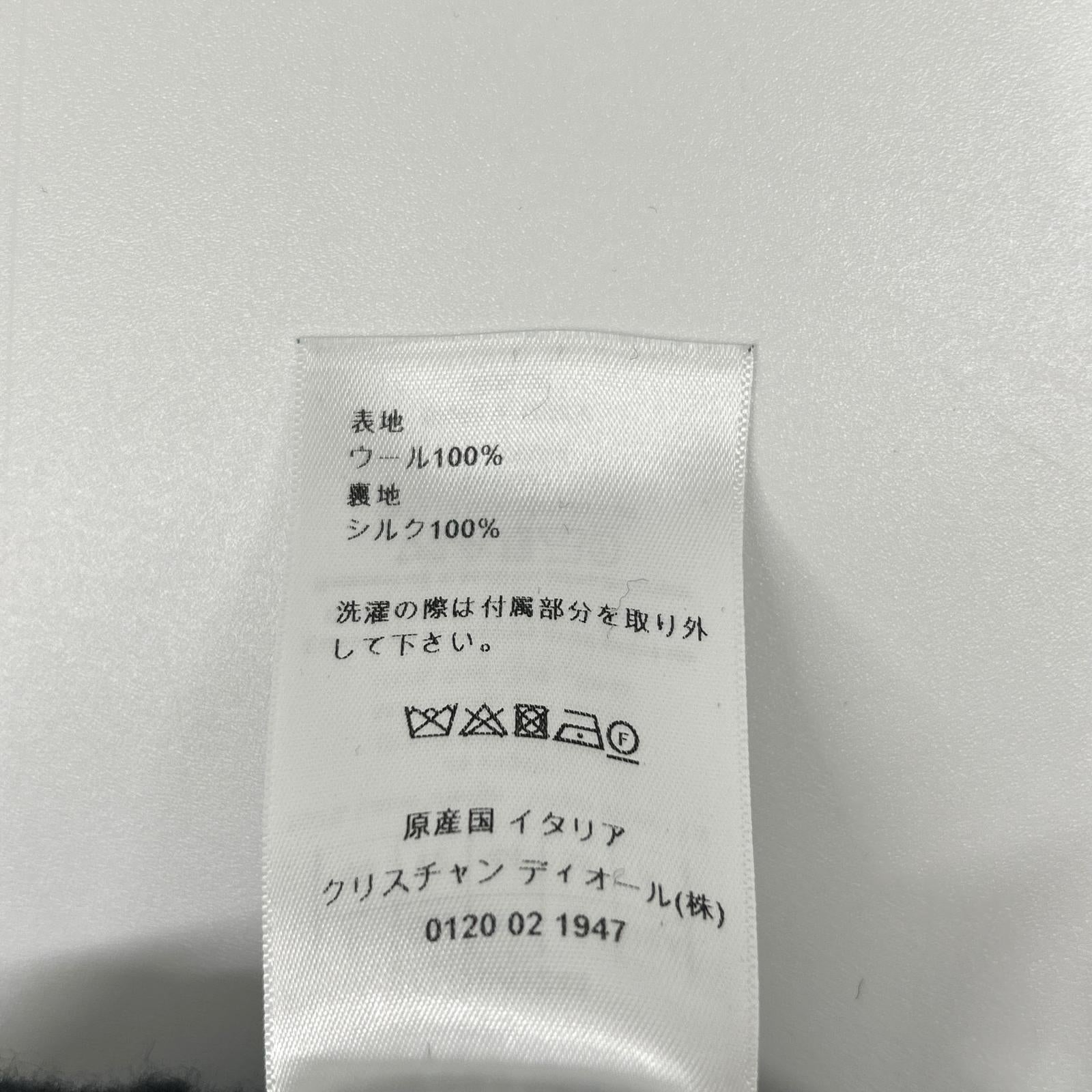 DIOR ディオール 251J80A1244 チェック柄 ベルテッド ツイード ミニスカート スカート