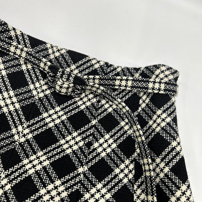 DIOR ディオール 251J80A1244 チェック柄 ベルテッド ツイード ミニスカート スカート