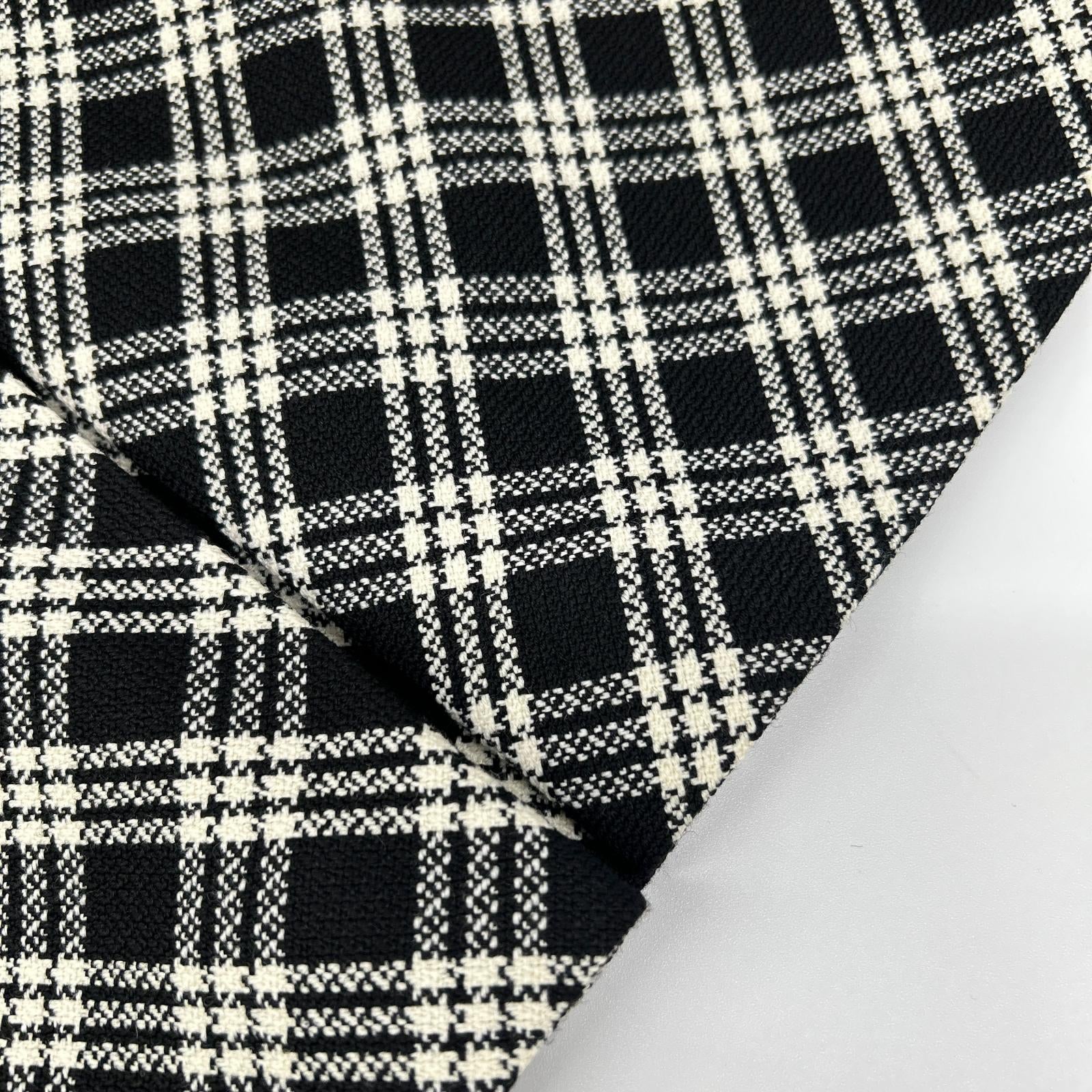 DIOR ディオール 251J80A1244 チェック柄 ベルテッド ツイード ミニスカート スカート
