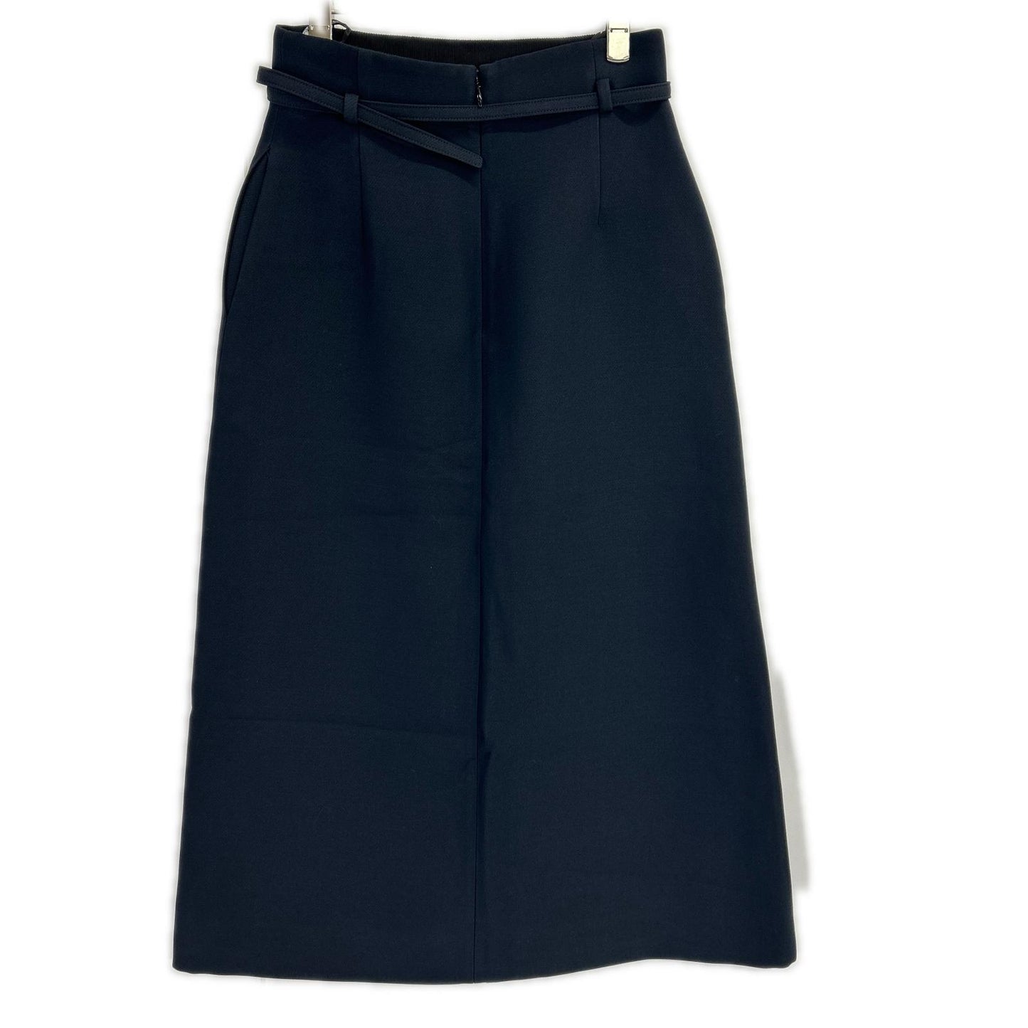 DIOR ディオール 311J38A1166 ブラック ベルテッド ミモレ スカート スカート