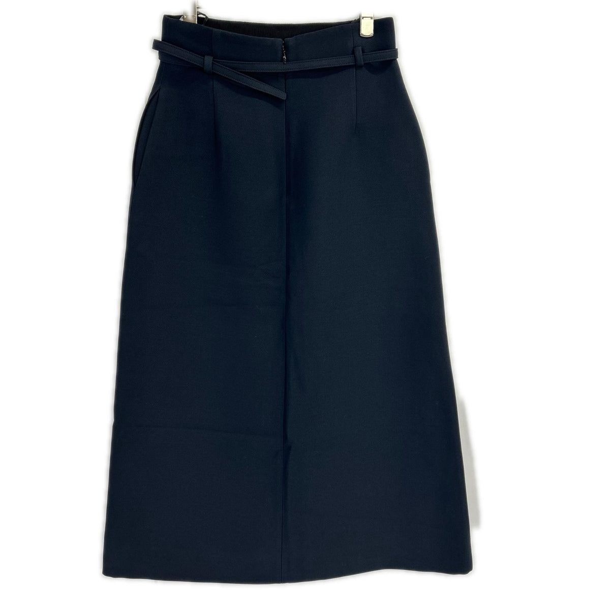 DIOR 311J38A1166 Black belted midi skirt Skirt