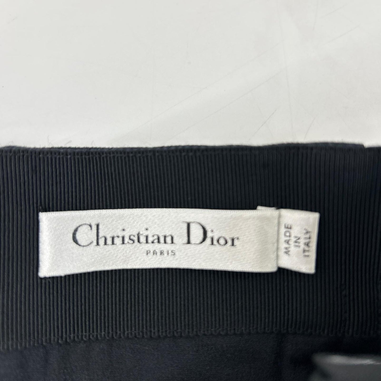 DIOR 311J38A1166 Black belted midi skirt Skirt