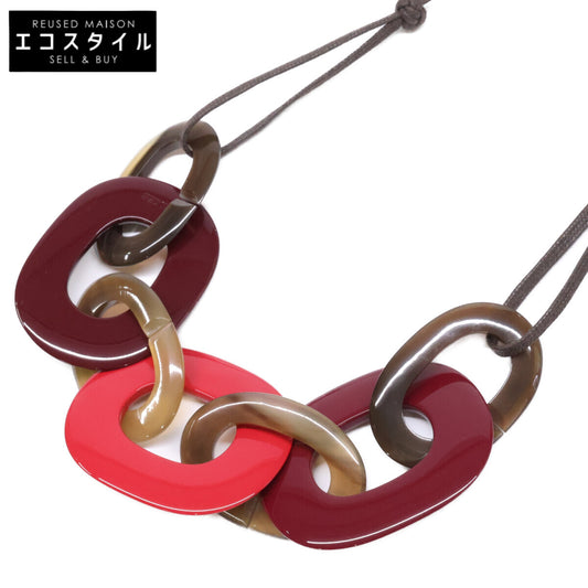 HERMES エルメス 【美品】KARAMBA カランバ バッファローホーン ネックレス