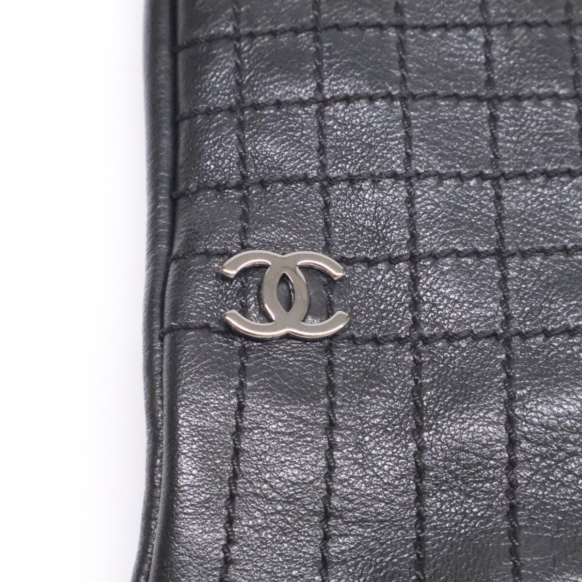 CHANEL シャネル 【美品】ココマーク ラパンファー 羊革 グローブ