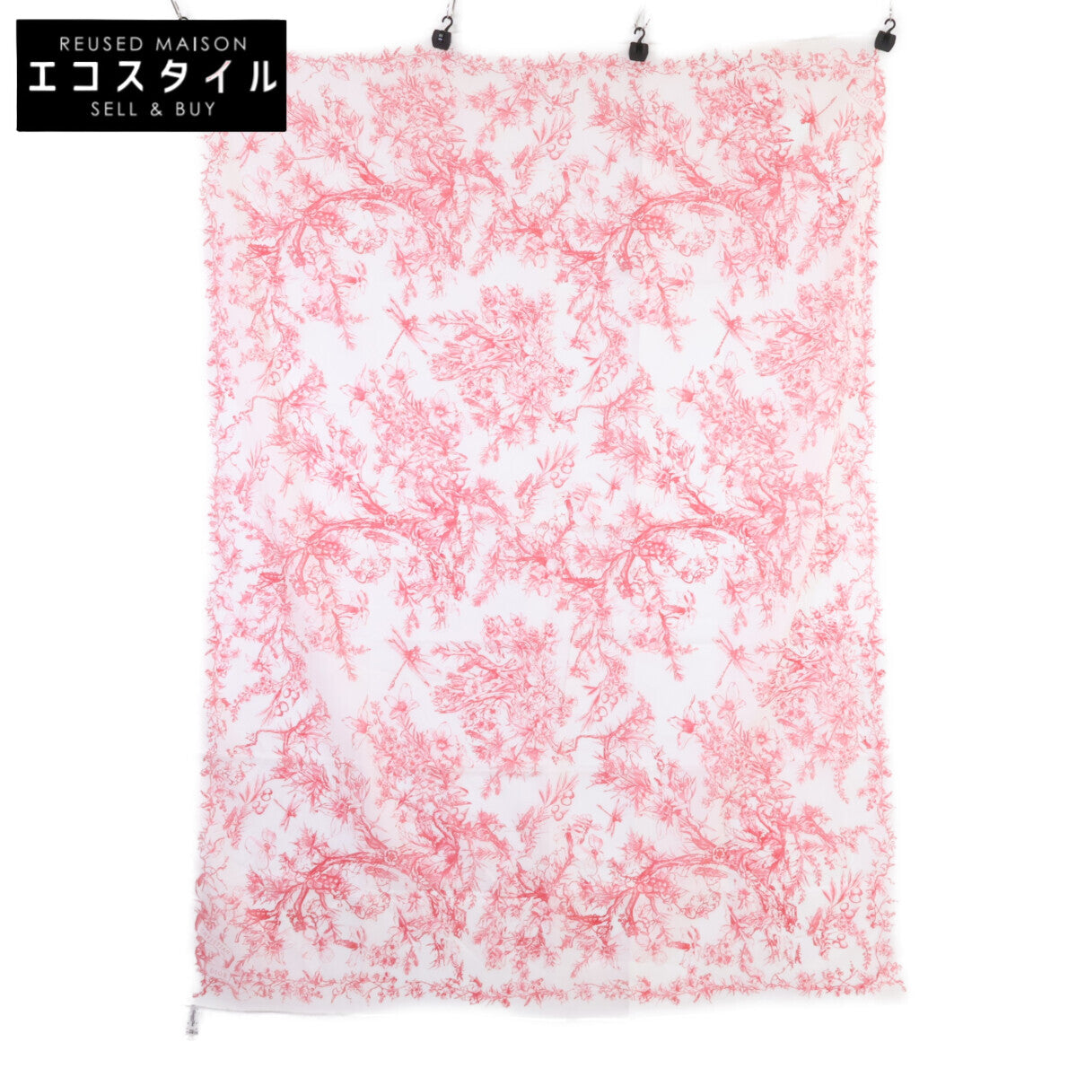 DIOR ディオール 【美品】22JOU331S903 トワルドゥジュイ コットン ストール