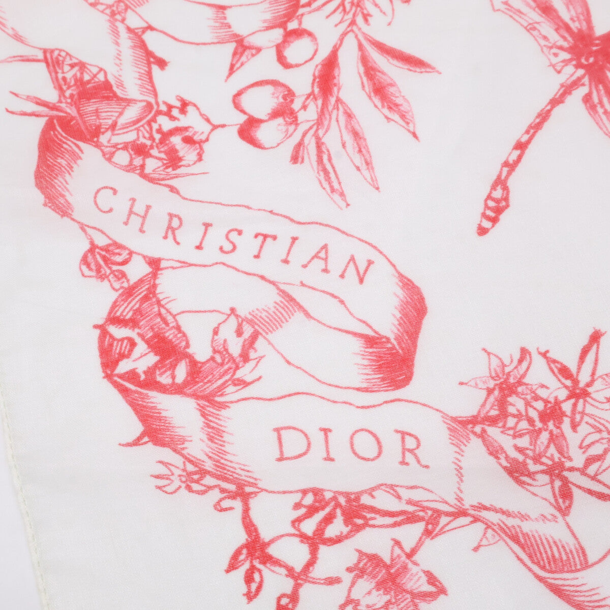 DIOR ディオール 【美品】22JOU331S903 トワルドゥジュイ コットン ストール