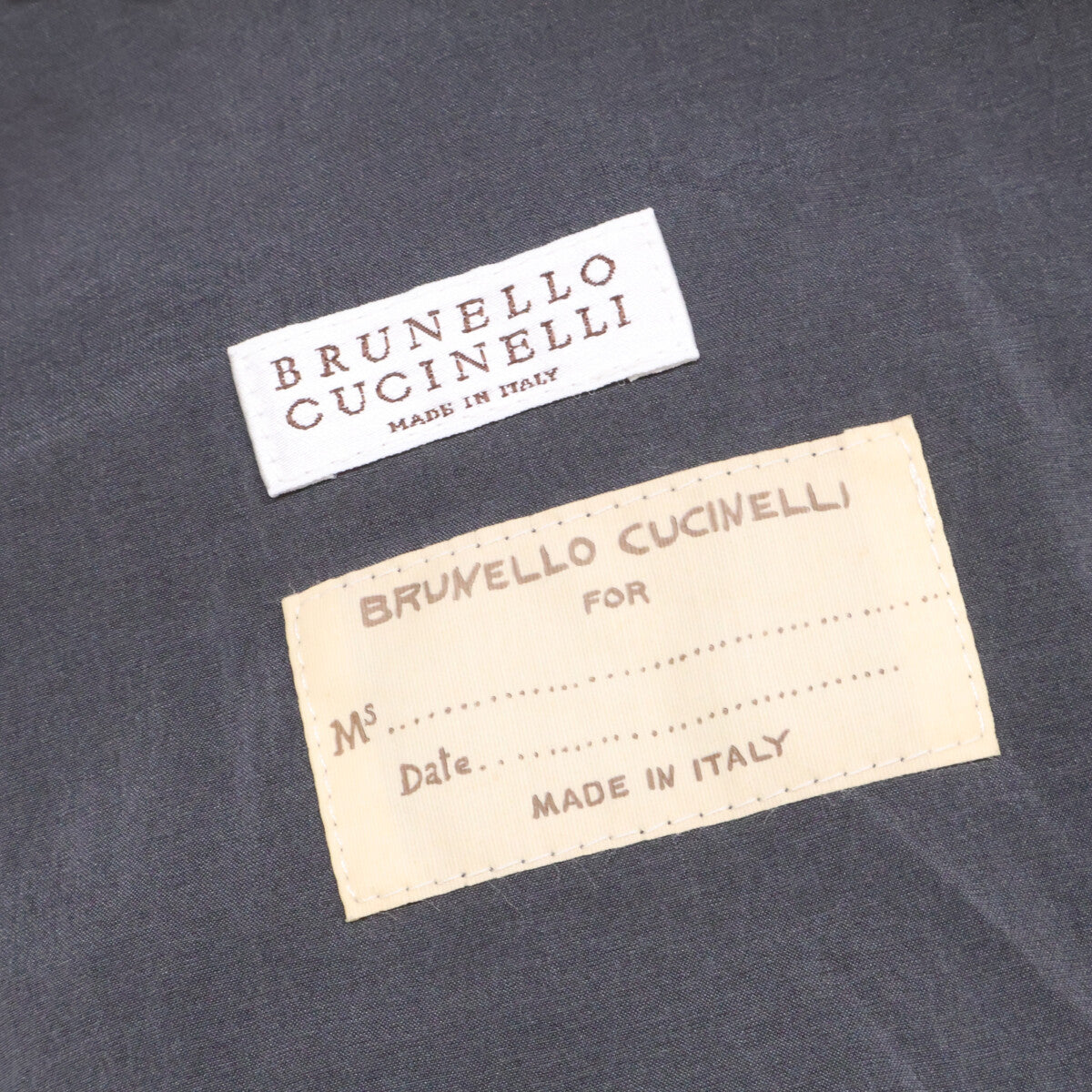 BRUNELLO CUCINELLI ブルネロクチネリ 美品 モニーレ装飾 ファー付き カシミヤ ダブルブレスト フーデッドコート コート