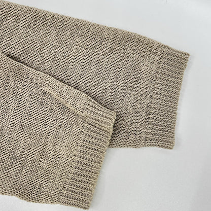BRUNELLO CUCINELLI ブルネロクチネリ ベージュ コットン ニット ロングカーディガン トップス
