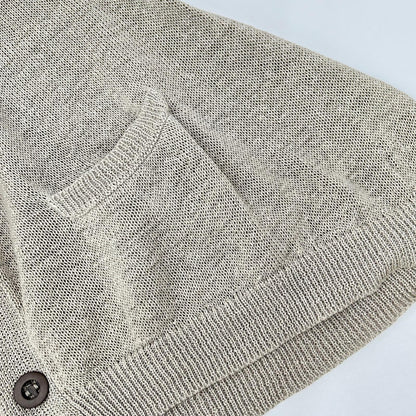 BRUNELLO CUCINELLI ブルネロクチネリ ベージュ コットン ニット ロングカーディガン トップス