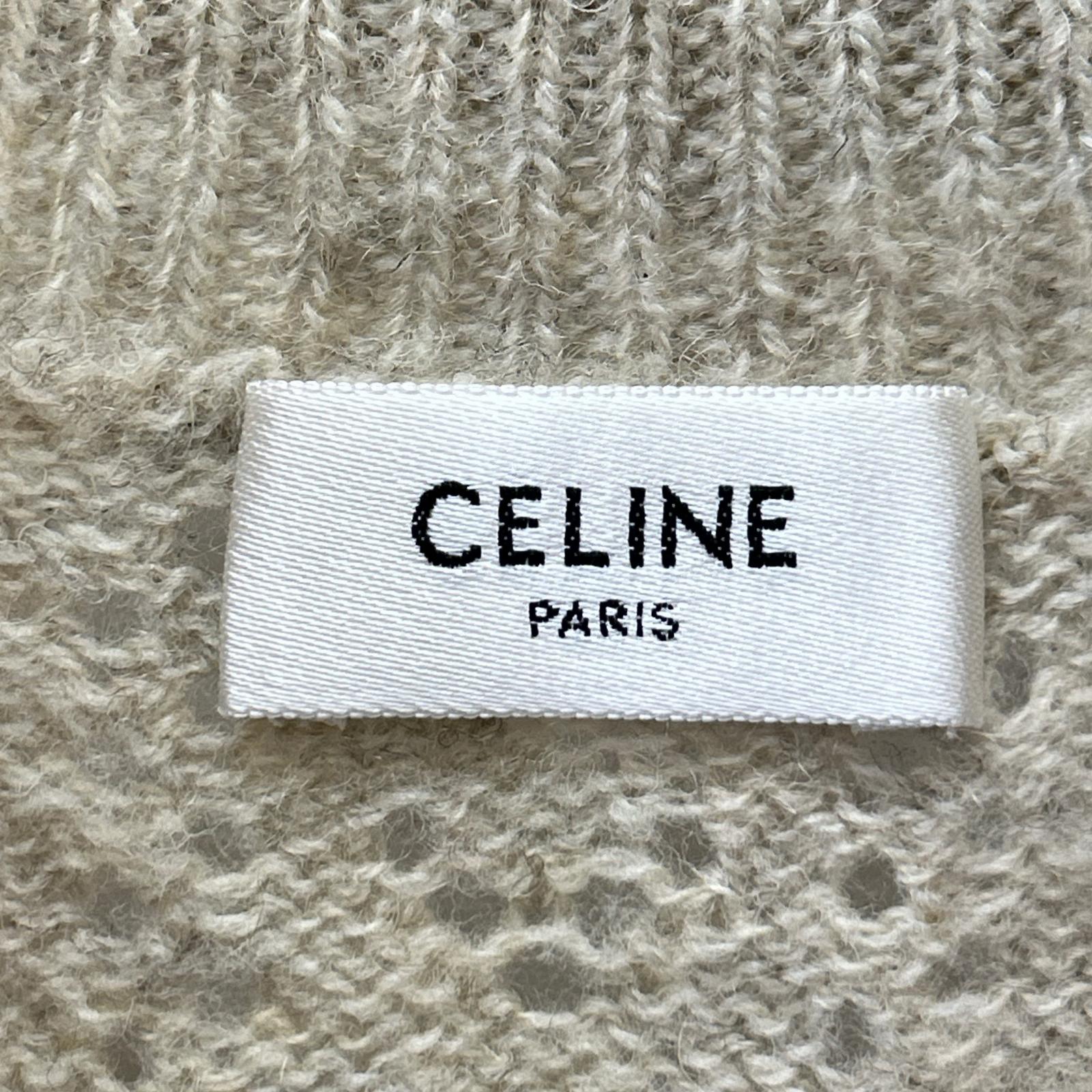 CELINE セリーヌ 2ADIG907Z トリオンフ柄 ハイネック ニット トップス