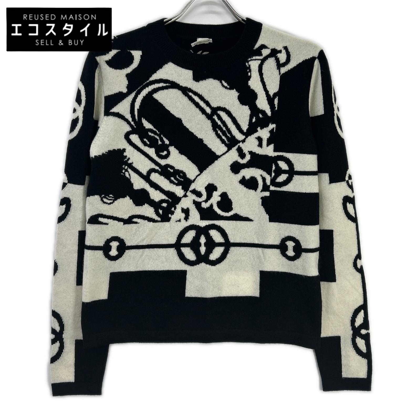 HERMES エルメス 2E2613D2 CLIQUETIS カシミヤ ニット トップス