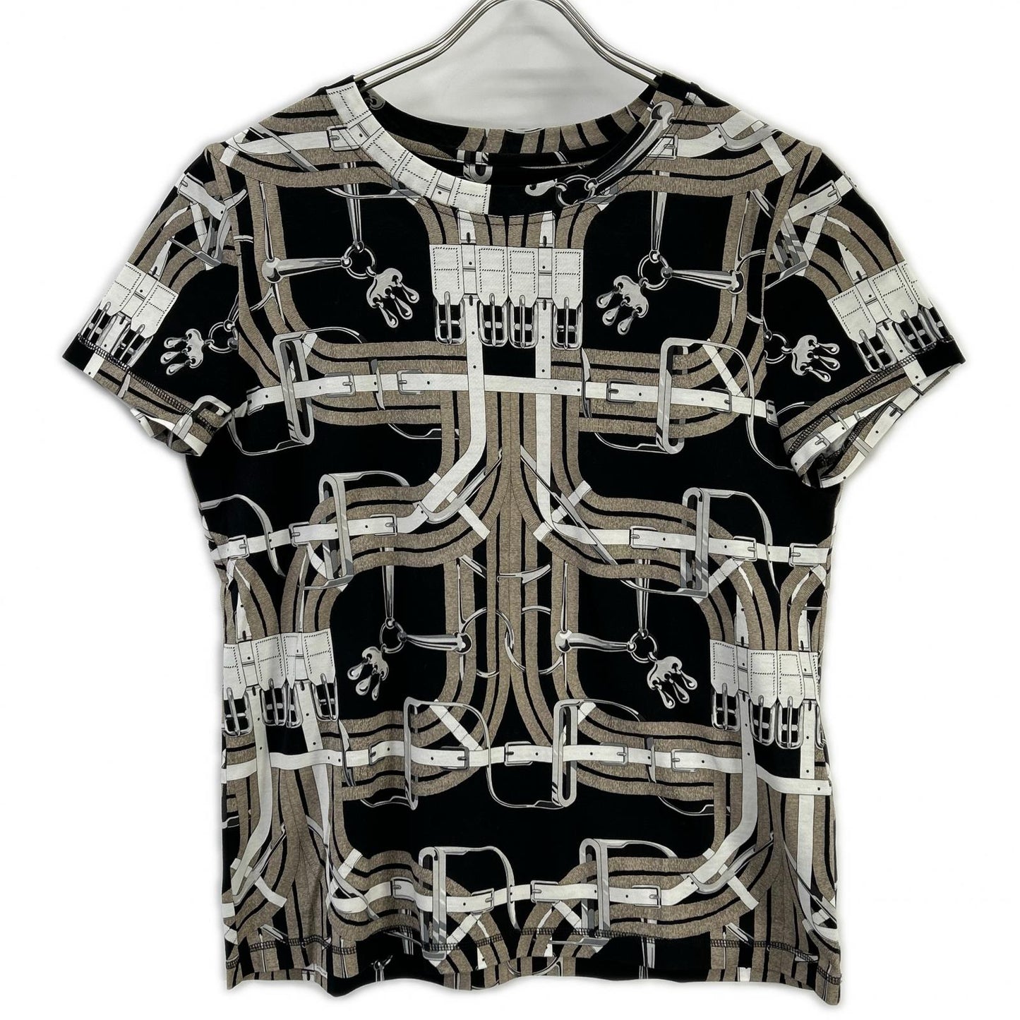 HERMES エルメス ベルト柄 Tシャツ トップス