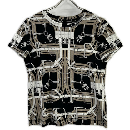 HERMES エルメス ベルト柄 Tシャツ トップス