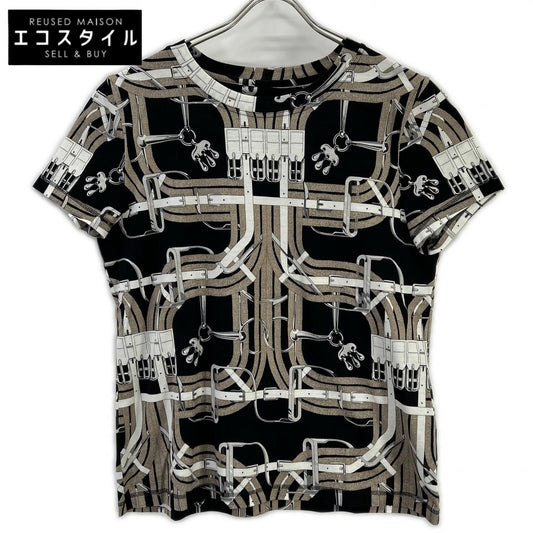 HERMES エルメス ベルト柄 Tシャツ トップス