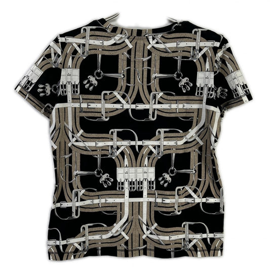 HERMES エルメス ベルト柄 Tシャツ トップス