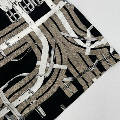 HERMES エルメス ベルト柄 Tシャツ トップス
