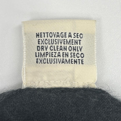 HERMES エルメス グレー カシミヤ ジップ ニット トップス