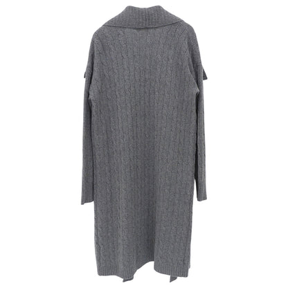 POLObyRalphLauren ポロラルフローレン 前開き ニットコート カシミヤ混 カーディガン レディース グレー S トップス