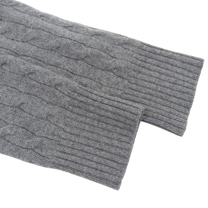 POLObyRalphLauren ポロラルフローレン 前開き ニットコート カシミヤ混 カーディガン レディース グレー S トップス