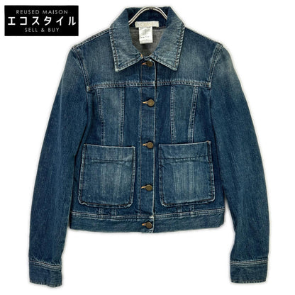Chloe Chloé distressed denim jacket jacket