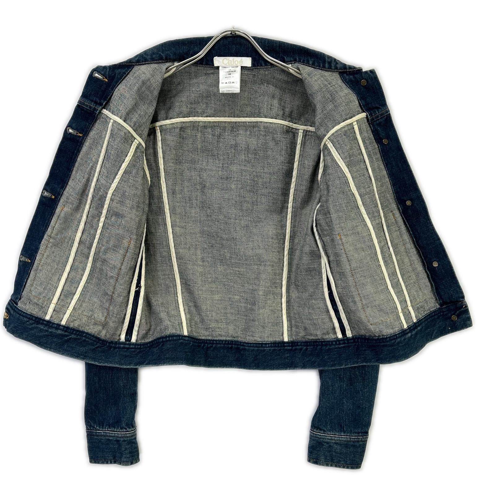 Chloe クロエ USED加工 デニムジャケット ジャケット