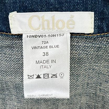 Chloe Chloé distressed denim jacket jacket