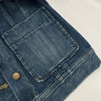 Chloe Chloé distressed denim jacket jacket