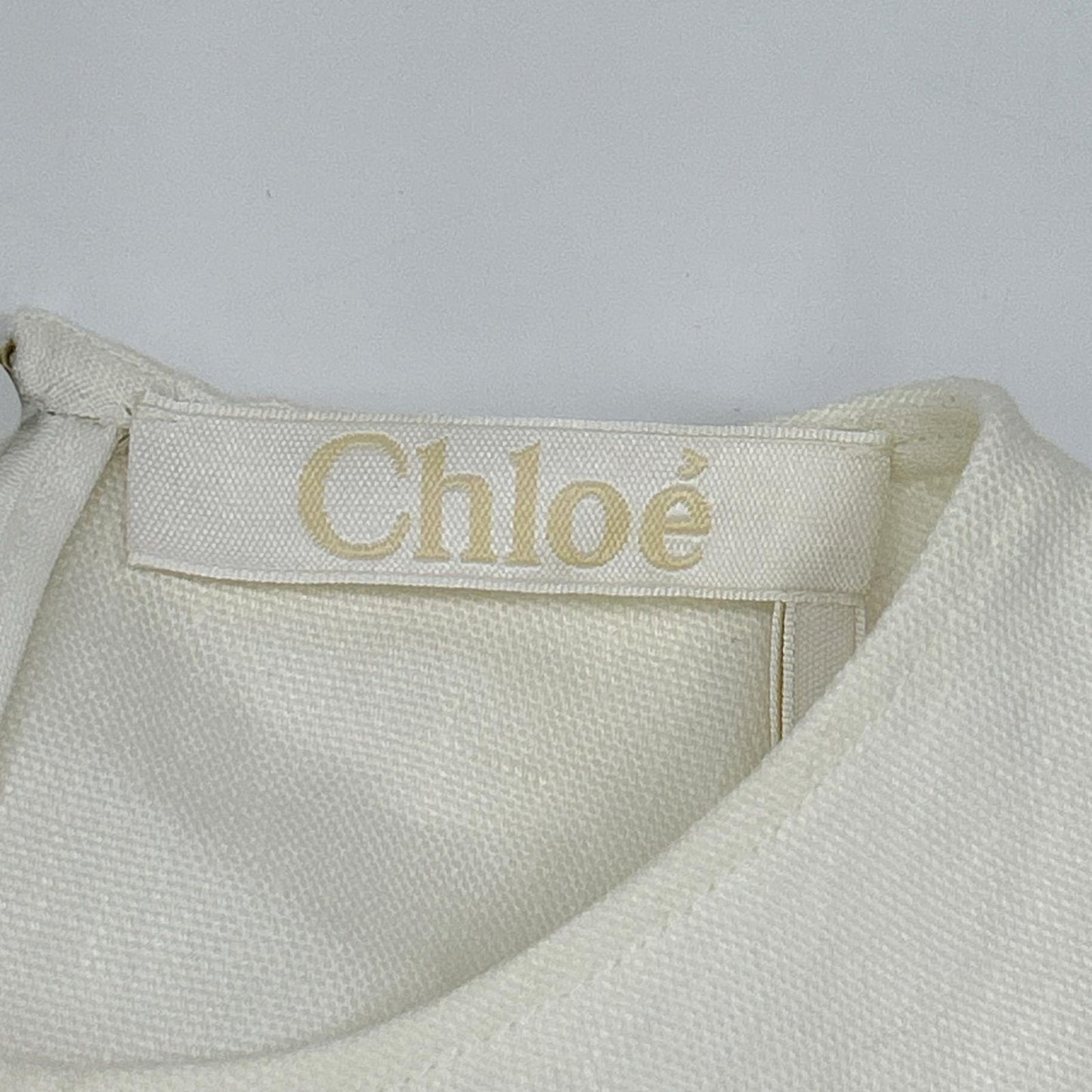Chloe クロエ CHC22SRO5203610736 リネン フリルワンピース ワンピース